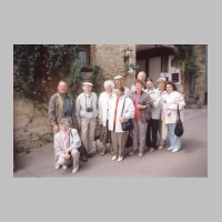 005-1016 Rothenburg o. d. Tauber, Herta und Kurt Ungermann, Irma Neubert, Gerda Bessel, Alfred Koehn mit Ehefrau, Horst Schwiederowski u.a..JPG
